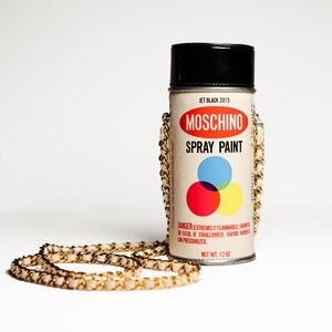 Moschino Spray Paint Can Crossbody Bag Jeremy Scott 2015 RARE